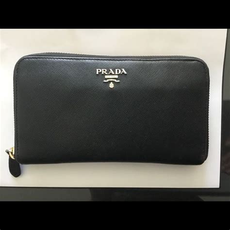 pre owned prada wallet|prada wallet for women.